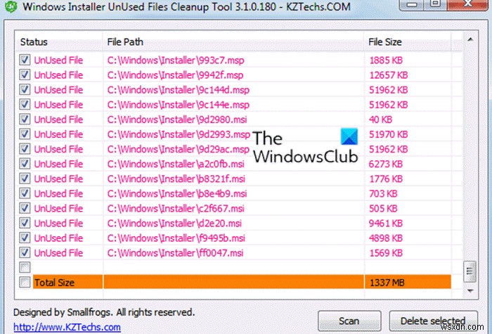 Cách dọn dẹp file .MSI và .MSP không dùng đến trong thư mục Windows Installer