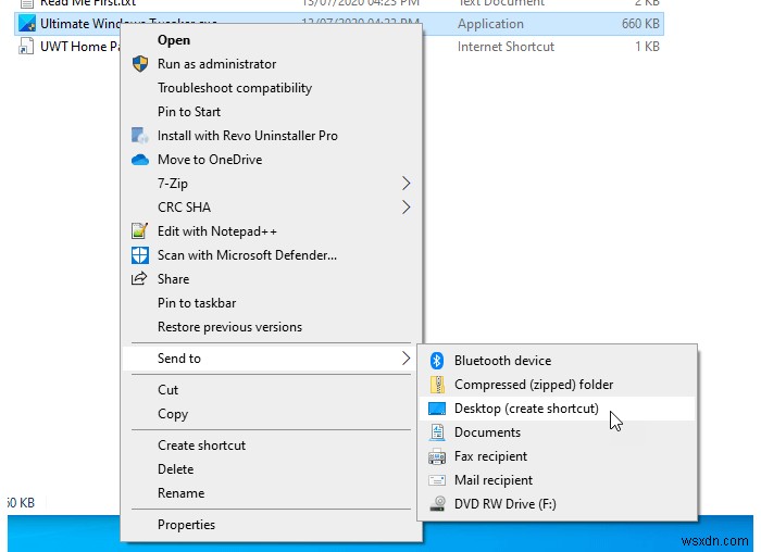 Cách ghim ứng dụng Portable vào Menu Start trên Windows 11/10