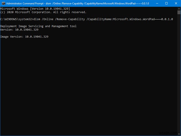 Cách gỡ cài đặt và cài lại Microsoft WordPad trên Windows 10