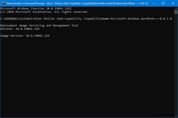 Cách gỡ cài đặt và cài lại Microsoft WordPad trên Windows 10