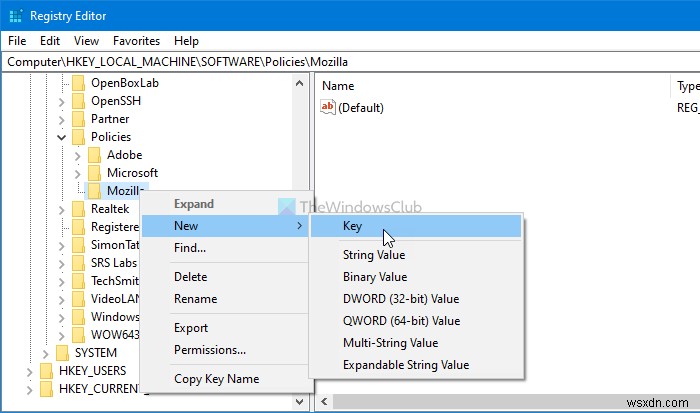 Cách tắt cài đặt tiện ích mở rộng trong Firefox bằng Chính sách nhóm hoặc Registry