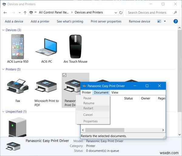 Máy in cần sự chú ý, lỗi Printer needs user intervention trong Windows 10