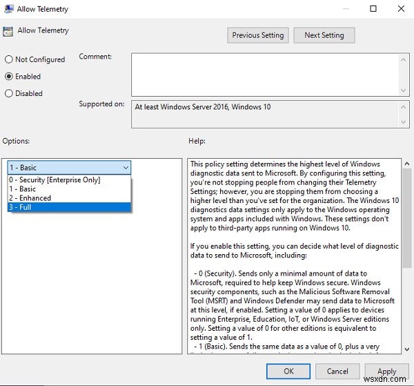 Nút Get started bị mờ; Không thể nhận bản dựng Windows Insider Preview