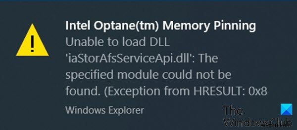 Sửa lỗi Intel Optane Memory Pinning sau khi nâng cấp Windows