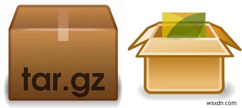 Cách giải nén, mở hoặc trích xuất tệp TAR.GZ, TGZ hoặc GZ trong Windows 11/10
