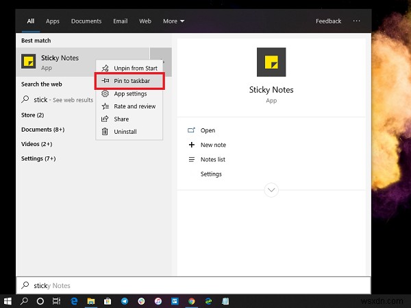 Cách đặt Sticky Note hoặc Notepad trên màn hình nền trong Windows 11/10