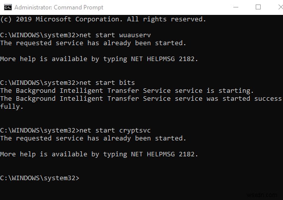 Sửa lỗi Windows Update Error Code 8024A000