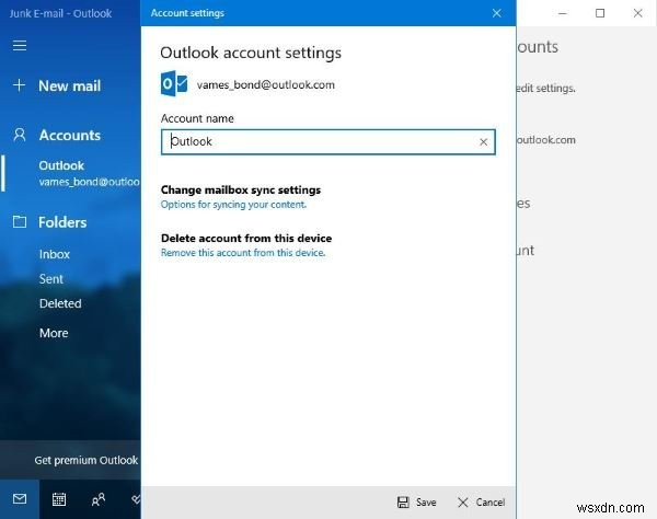 Ứng dụng Windows Mail không gửi hoặc nhận được email