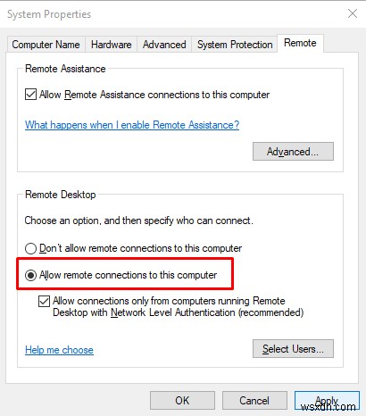 Cách sửa lỗi Remote Desktop Error Code 0x204 trên Windows 11/10