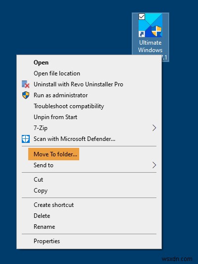 Cách di chuyển Files và Folders trong Windows 11/10