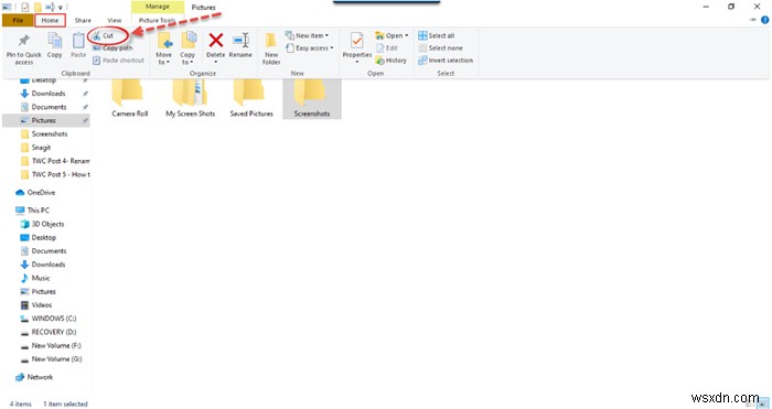 Cách di chuyển Files và Folders trong Windows 11/10