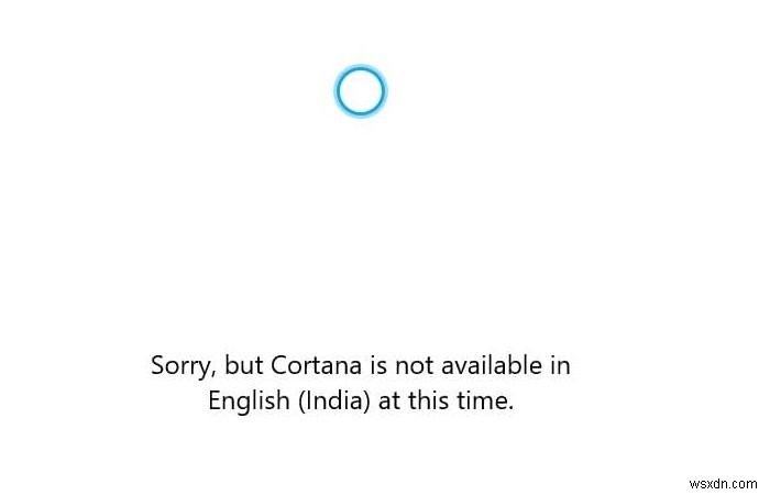 Sửa lỗi: Cortana không khả dụng trên Windows 10
