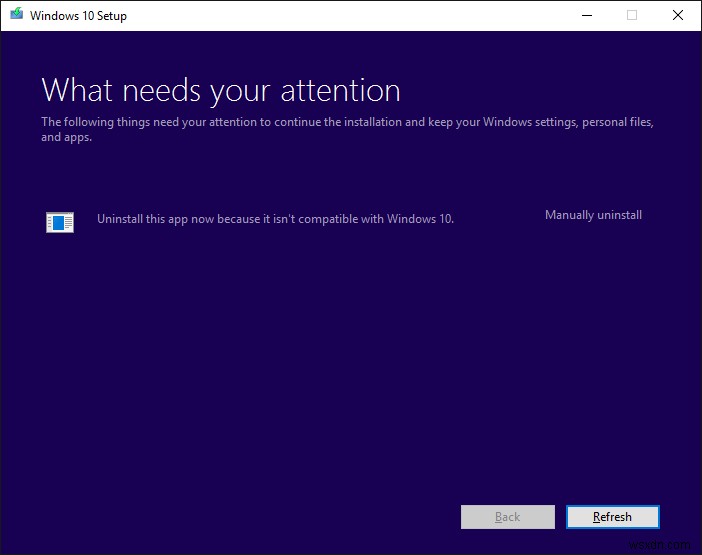 Khắc phục lỗi Gỡ cài đặt ứng dụng này ngay vì không tương thích với Windows 11/10