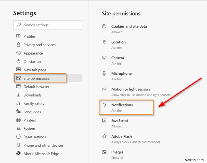 Cách bật Quiet Notification Requests trong Microsoft Edge