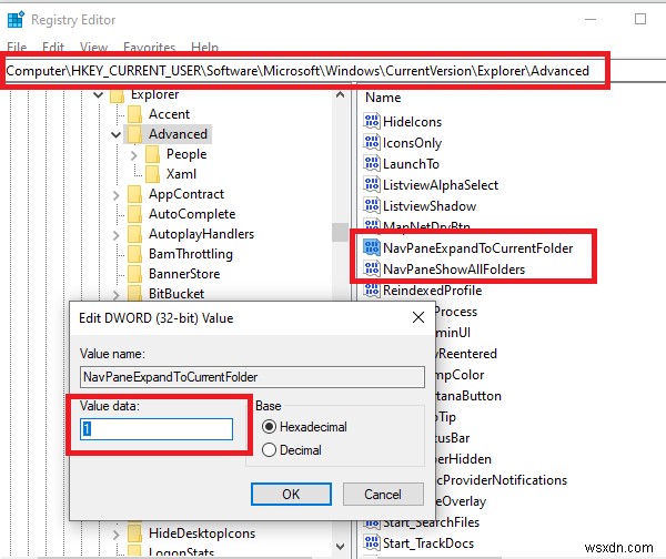 Làm cho ngăn điều hướng Explorer tự động mở rộng thư mục mở trên Windows 11/10