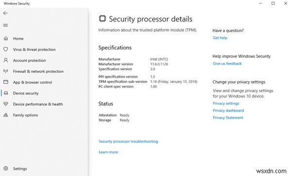 Cài đặt Windows Security trong Windows 10
