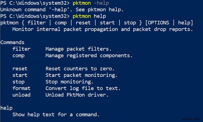 Cách sử dụng công cụ嗅探 mạng mới PktMon.exe trong Windows 10