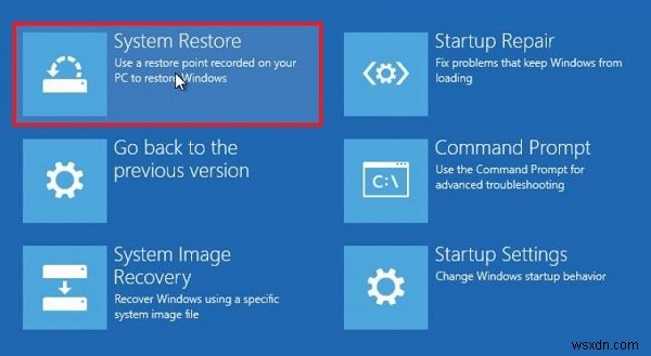Khắc phục lỗi System Restore không hoạt động sau Cập nhật Windows