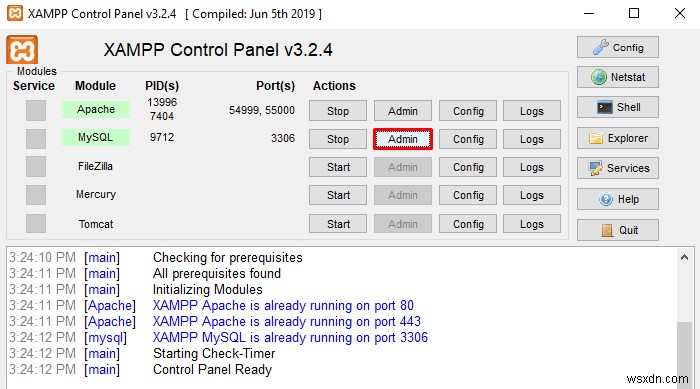Cách đổi mật khẩu phpMyAdmin trên XAMPP