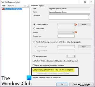 Feature Update không cài đặt được trên thiết bị Windows 10 trỏ đến vị trí Intranet