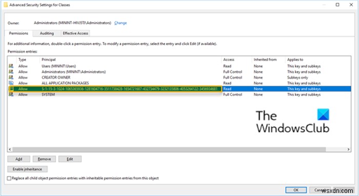 SID hiển thị thay vì Username trên Windows 10
