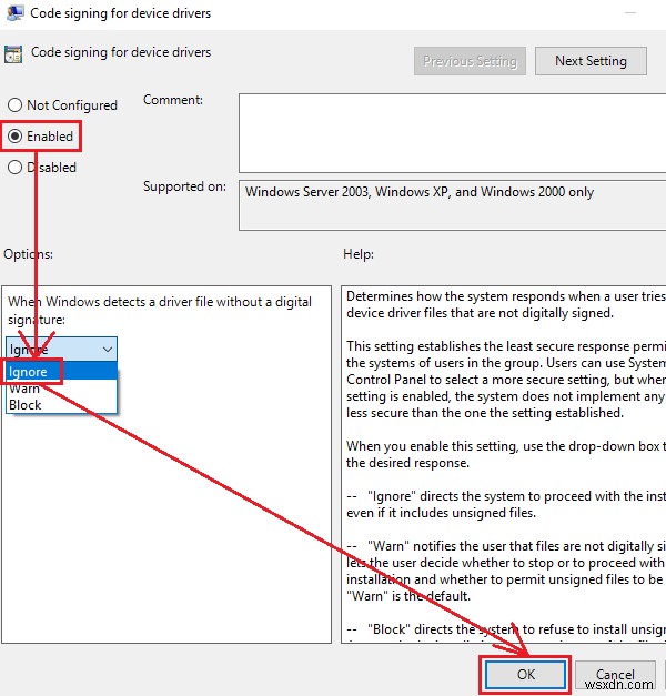 Khắc phục lỗi Windows requires a digitally signed driver