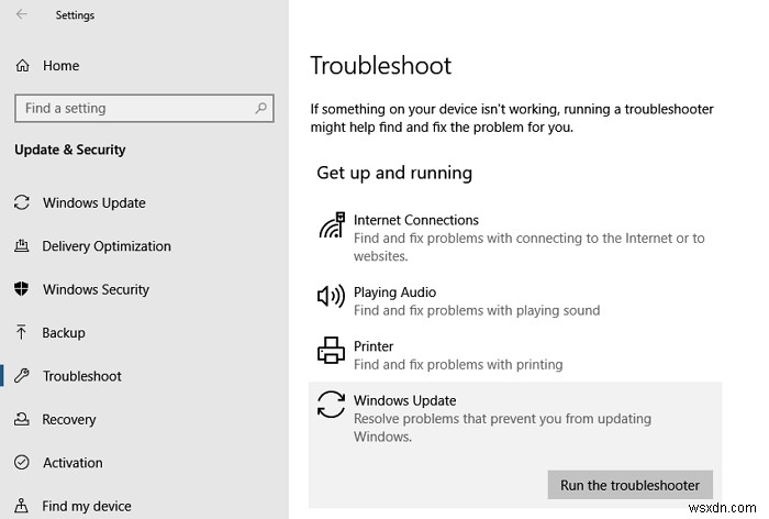 Khắc phục lỗi 0x80246017: We couldn t install some updates using the account you re signed in with