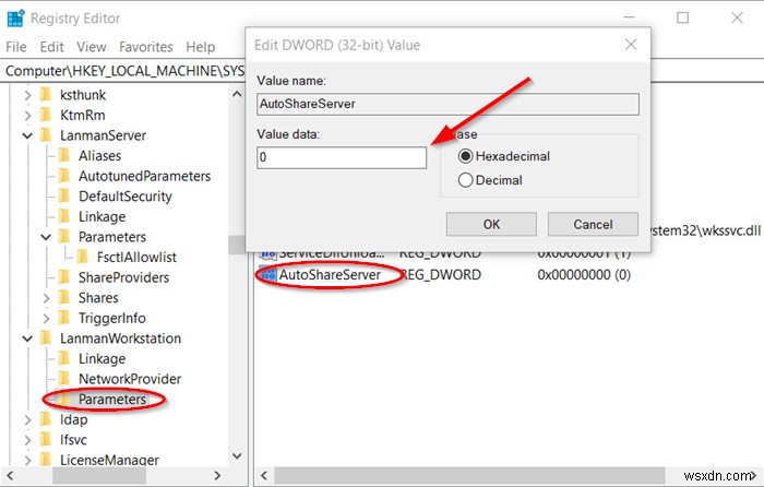 Cách xóa Administrative Shares (Chia sẻ quản trị) trên Windows Server