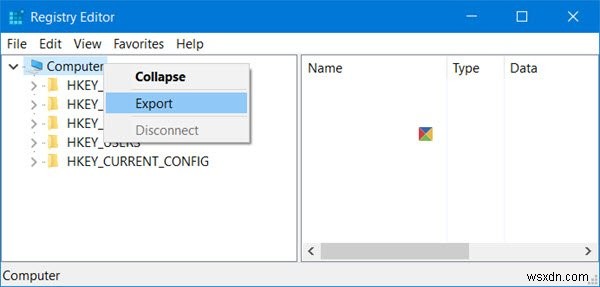 Cách sao lưu và khôi phục Registry trên Windows 11/10