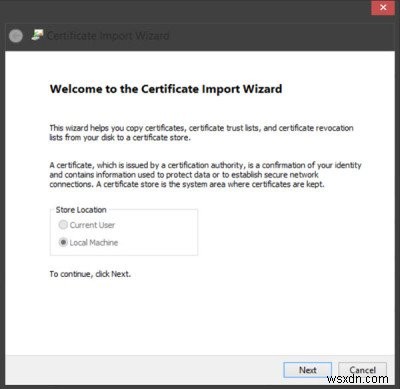 Cách quản lý Trusted Root Certificates (Chứng chỉ gốc tin cậy) trên Windows 11/10