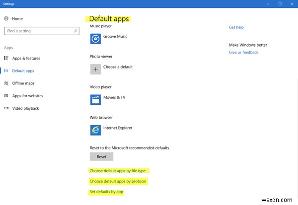 Lỗi thông báo  Một ứng dụng mặc định đã được đặt lại  trên Windows 11/10
