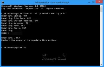 Cách đặt lại TCP/IP hoặc Internet Protocol trong Windows 11/10