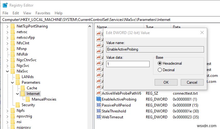 Cách xóa lỗi chuyển hướng msftconnecttest