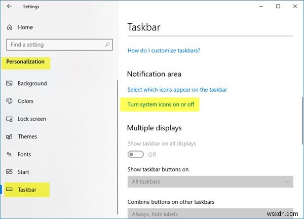 Biểu tượng âm lượng (Volume icon) bị mất trên Thanh tác vụ (Taskbar) trong Windows 11/10