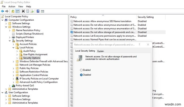 Tìm, thêm, xóa, sửa, sao lưu, khôi phục Tên người dùng và Mật khẩu đã lưu trong Windows 11/10