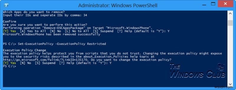 Gỡ cài đặt hoàn toàn tất cả ứng dụng Windows Store bằng script PowerShell