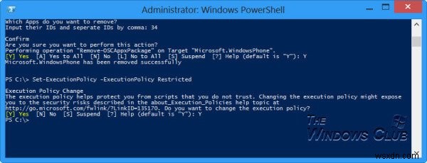Gỡ cài đặt hoàn toàn tất cả ứng dụng Windows Store bằng script PowerShell