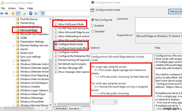 Cách thiết lập Kiosk Mode với Microsoft Edge mới và Edge Legacy