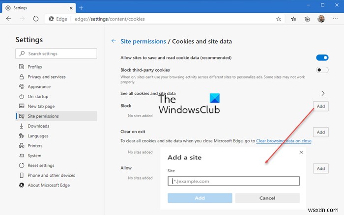 Chặn hoặc Cho phép Cookie bên thứ ba (Third-Party Cookies) trong Chrome, Firefox, Edge, Opera
