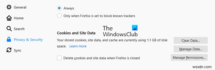Vô hiệu hóa, Bật Cookie trong Chrome, Edge, Firefox, Opera