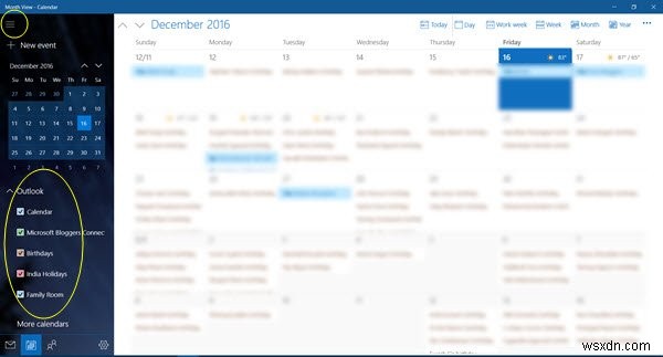 Cách xóa Danh bạ & Sinh nhật Facebook khỏi Lịch trong Windows 10