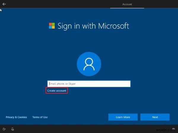 Tạo tài khoản cục bộ khi cài đặt hoặc sau khi cài Windows 10 Home