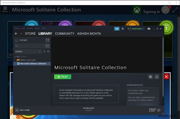 Dùng UWPHook thêm game/app Microsoft Store vào Steam một cú nhấp chuột