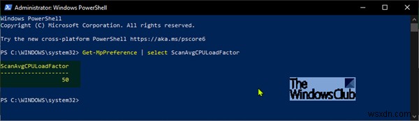Cách giới hạn hoặc đặt tối đa CPU Usage cho quét Windows Defender