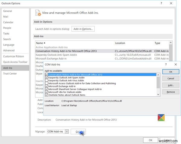 Lỗi Outlook Gửi/Nhận 0x800CCC13 trên Windows 11/10