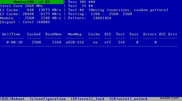 Chẩn đoán bộ nhớ nâng cao với Memtest86+ trên Windows 11/10