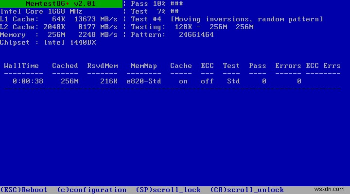 Chẩn đoán bộ nhớ nâng cao với Memtest86+ trên Windows 11/10