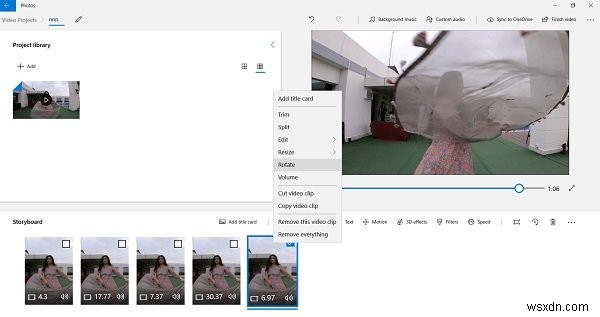 Cách sử dụng ứng dụng Video Editor trong Windows 10
