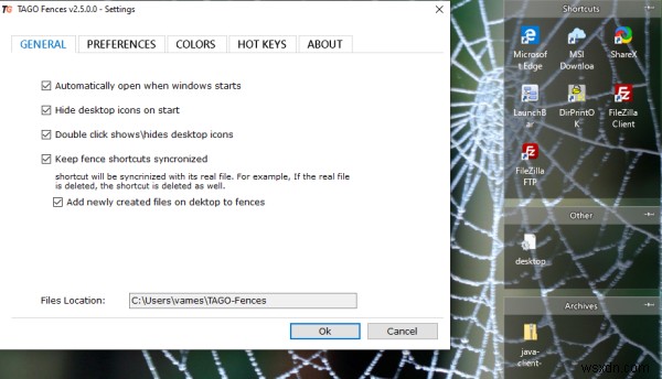 Cách tổ chức Desktop trong Windows 10