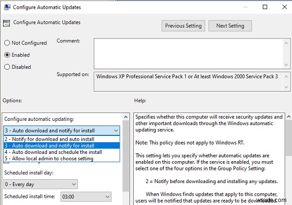 Trạng thái Windows Update: Pending install, Pending download, Initializing, Downloading, Installing, Awaiting install